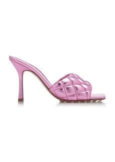 Bottega Veneta - Padded Reflection Matelasse Sandals - Pink - IT 36.5 - Moda Operandi