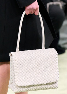 Bottega Veneta - Patti Leather Bag - White - OS - Moda Operandi
