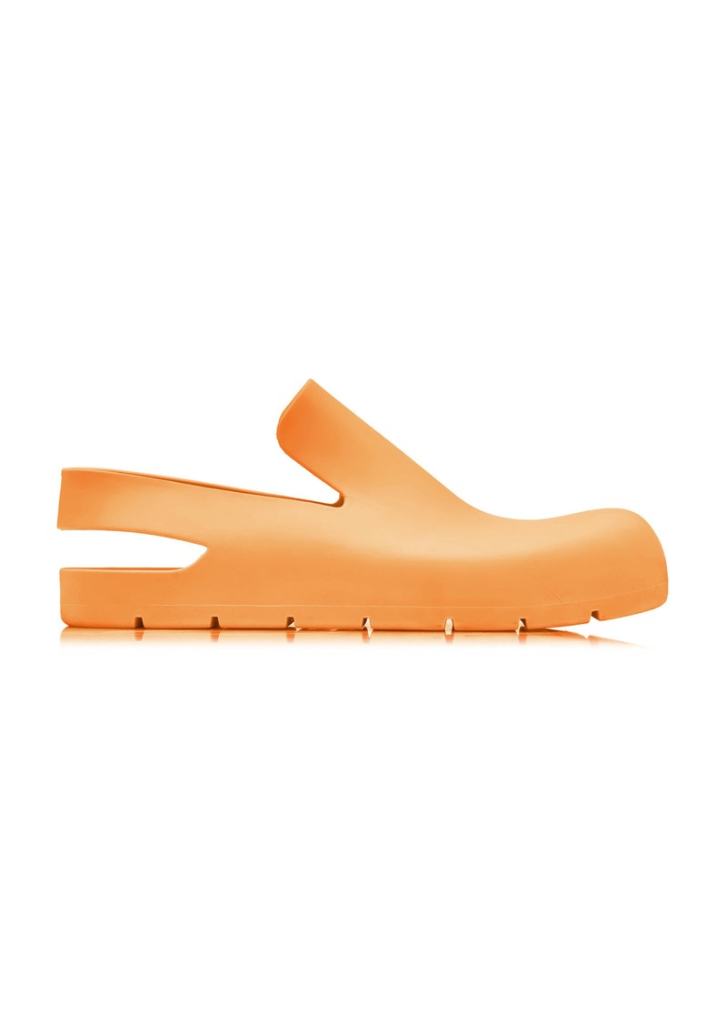 Bottega Veneta - Puddle Rubber Mules - Orange - IT 38 - Moda Operandi