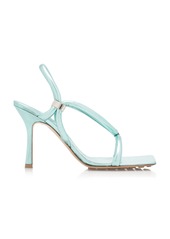 Bottega Veneta - Reflection Leather Sandals - Blue - IT 37.5 - Moda Operandi