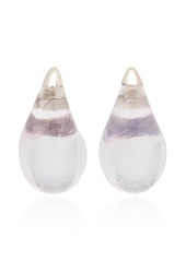 Bottega Veneta - Resin Sterling Silver Earrings - White - OS - Moda Operandi - Gifts For Her
