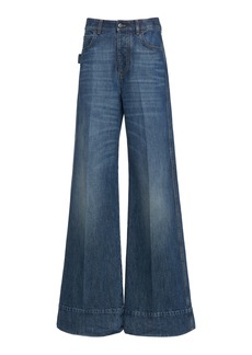 Bottega Veneta - Rigid High-Rise Flared-Leg Jeans - Medium Wash - IT 38 - Moda Operandi
