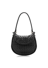 Bottega Veneta - Small Gemelli Intrecciato Leather Bag  - Black - OS - Moda Operandi