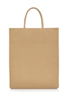 Bottega Veneta - Small Paper Leather Shopping Bag - Neutral - OS - Moda Operandi