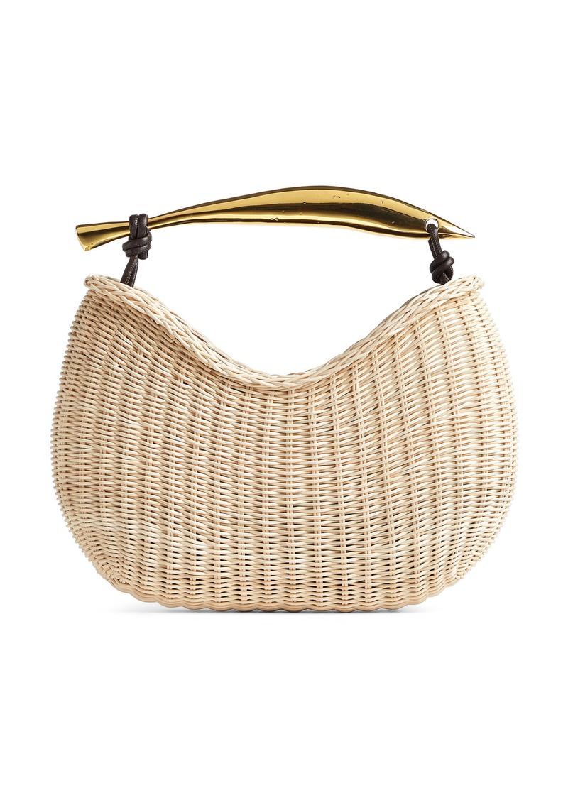 Bottega Veneta - Small Sardine Midollino Basket Bag - Neutral - OS - Moda Operandi