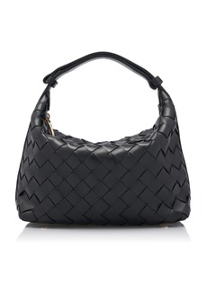 Bottega Veneta - Small Washbag Intrecciato Leather Bag - Black - OS - Moda Operandi