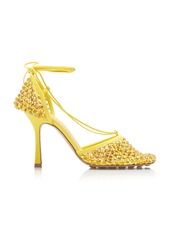 Bottega Veneta - Sparkle Stretch Sandals - Yellow - IT 38.5 - Moda Operandi