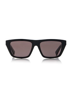 Bottega Veneta - Square-Frame Acetate Sunglasses - Black - OS - Moda Operandi