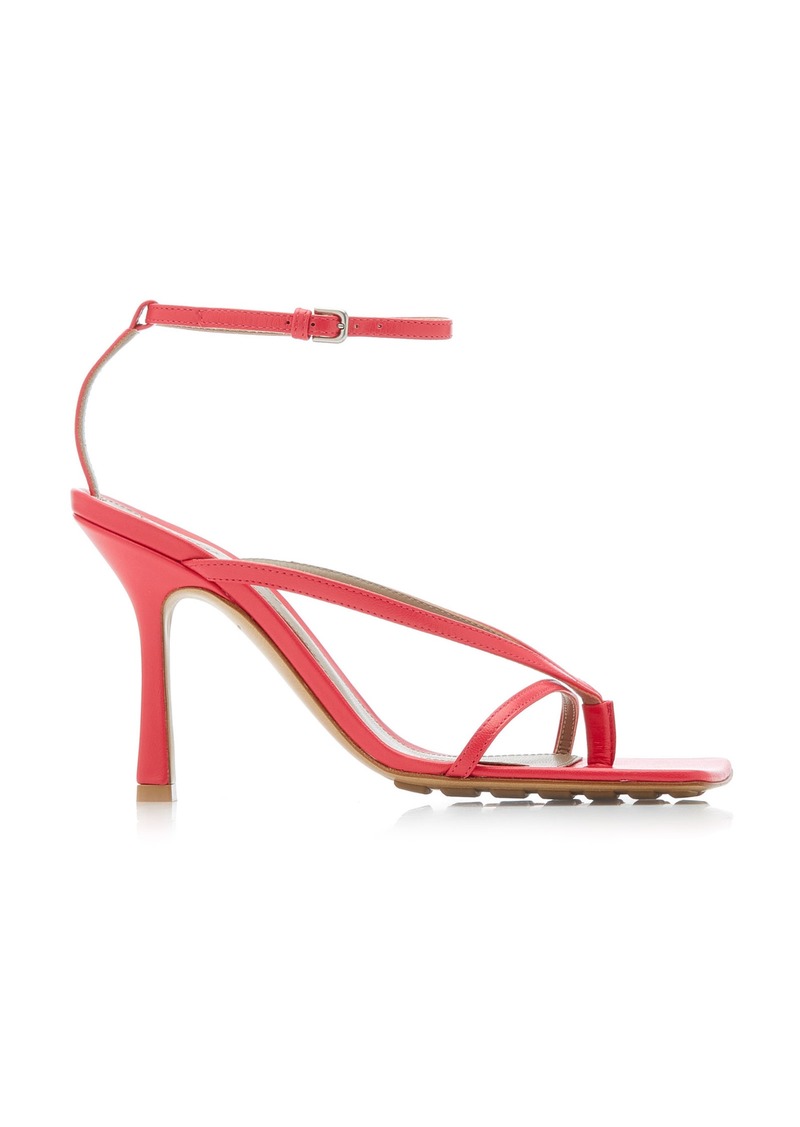 Bottega Veneta - Stretch Leather Sandals - Red - IT 36 - Moda Operandi