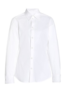 Bottega Veneta - Stretch Poplin Button-Down Shirt - White - IT 38 - Moda Operandi