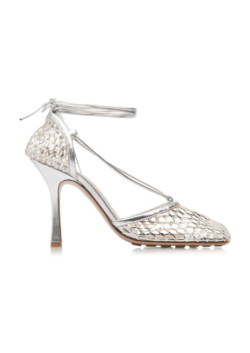 Bottega Veneta - Stretch Sandals - Silver - IT 38 - Moda Operandi