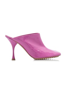 Bottega Veneta - Supergloss Leather Mules - Pink - IT 36 - Moda Operandi