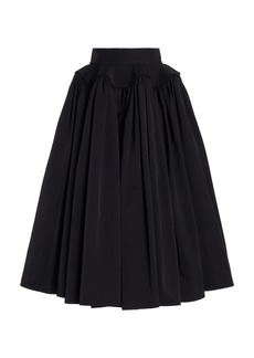 Bottega Veneta - Tech Nylon Midi Skirt - Black - IT 44 - Moda Operandi