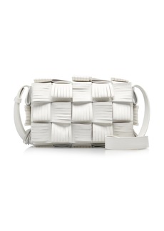 Bottega Veneta - The Cassette Fringed Leather Bag - White - OS - Moda Operandi