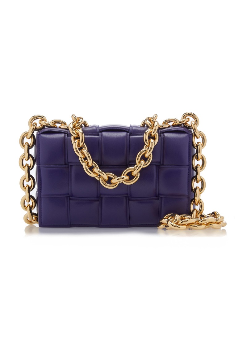Bottega Veneta - The Chain Padded Cassette Leather Bag - Purple - OS - Moda Operandi