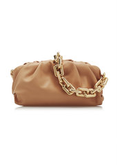 Bottega Veneta - The Chain Pouch Leather Clutch - Brown - OS - Moda Operandi