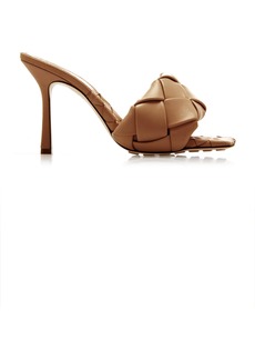 Bottega Veneta - The Lido Intrecciato Leather Sandals - Brown - IT 37 - Moda Operandi