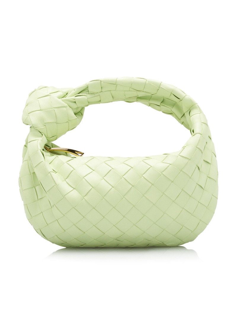 Bottega Veneta - The Mini Jodie Intrecciato Leather Bag - Green - OS - Moda Operandi