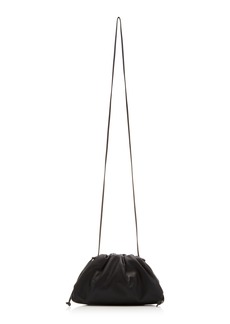 Bottega Veneta - The Mini Pouch Leather Clutch - Black - OS - Moda Operandi
