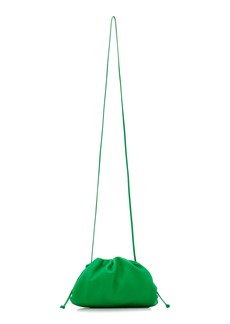 Bottega Veneta - The Mini Pouch Leather Clutch - Green - OS - Moda Operandi