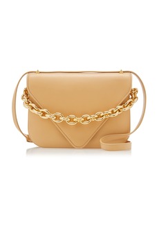 Bottega Veneta - The Mount Large Leather Shoulder Bag - Neutral - OS - Moda Operandi