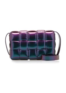 Bottega Veneta - The Padded Cassette Metallic Leather Bag - Multi - OS - Moda Operandi