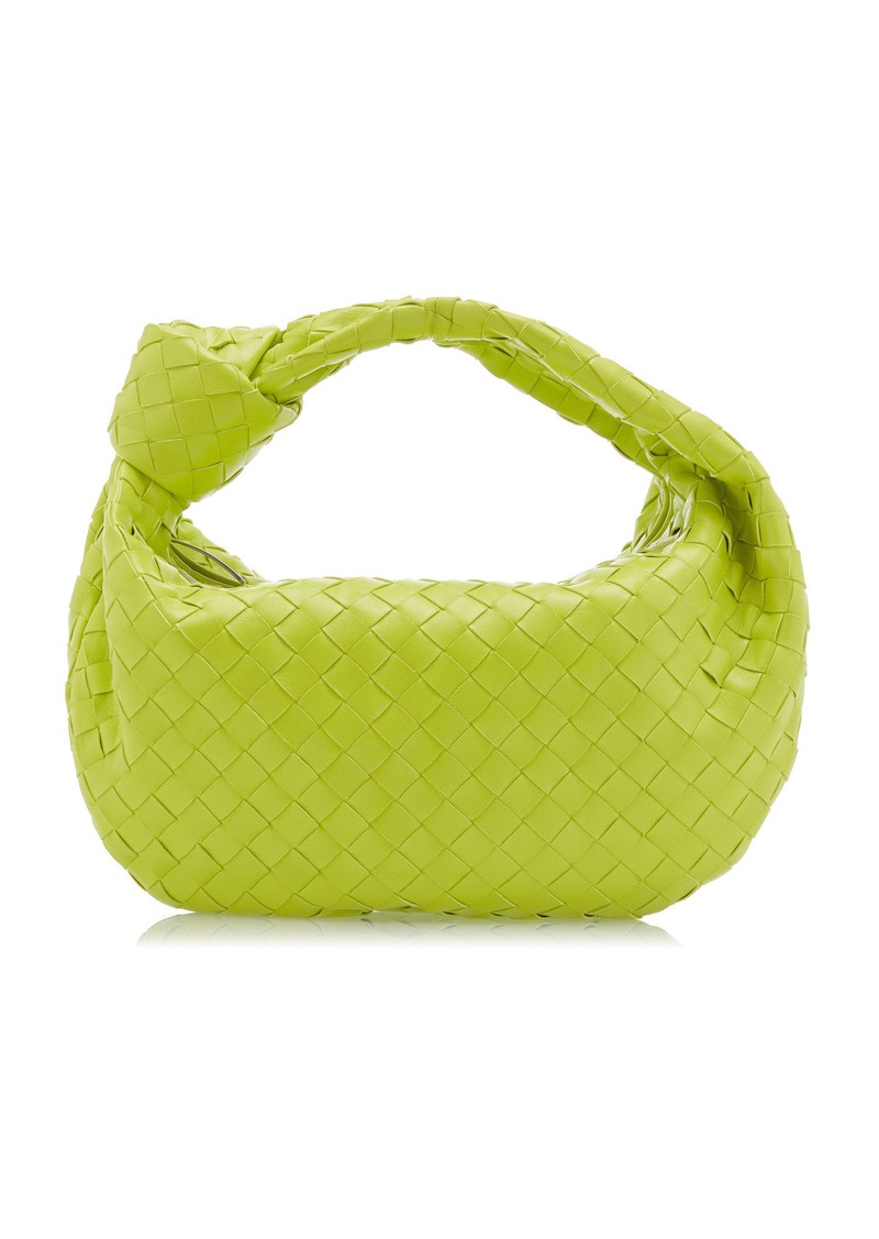 Bottega Veneta - The Teen Jodie Intrecciato Leather Bag - Lime Green - OS - Moda Operandi