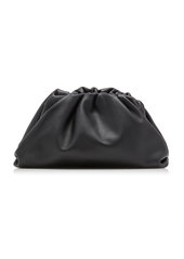 Bottega Veneta - The Teen Pouch Leather Clutch - White - OS - Moda Operandi