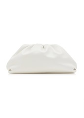 Bottega Veneta - The Teen Pouch Leather Clutch - White - OS - Moda Operandi