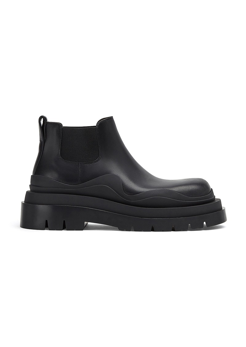 Bottega Veneta - The Tire Ankle Boots - Black - IT 39.5 - Moda Operandi