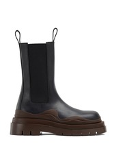 Bottega Veneta - The Tire Leather Boots - Brown - IT 38.5 - Moda Operandi