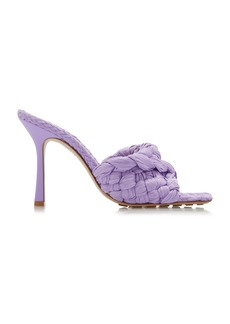 Bottega Veneta - Stretch Raffia Sandals - Purple - IT 37 - Moda Operandi