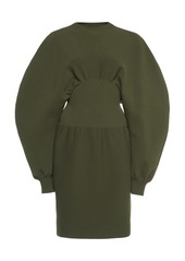 Bottega Veneta - Wool Knit Mini Dress - Green - S - Moda Operandi