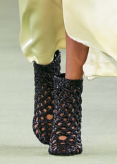 Bottega Veneta - Woven Ankle Boots - Black - IT 38 - Moda Operandi