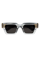 Bottega Veneta 49mm Rectangular Sunglasses