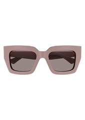 Bottega Veneta 52mm Rectangular Sunglasses