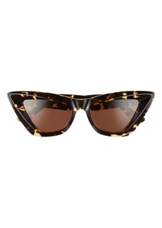 Bottega Veneta 53mm Cat Eye Sunglasses
