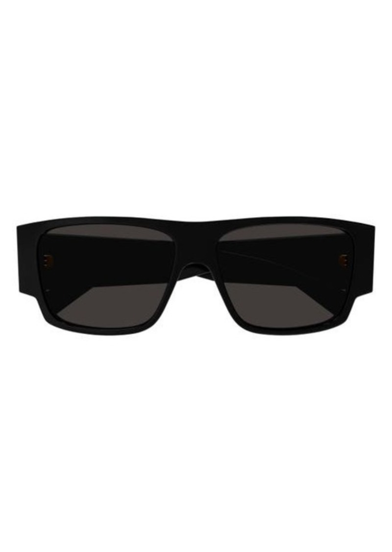 Bottega Veneta 57mm Square Sunglasses