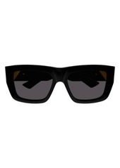 Bottega Veneta 57mm Square Sunglasses