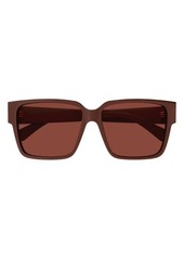 Bottega Veneta 59mm Square Sunglasses