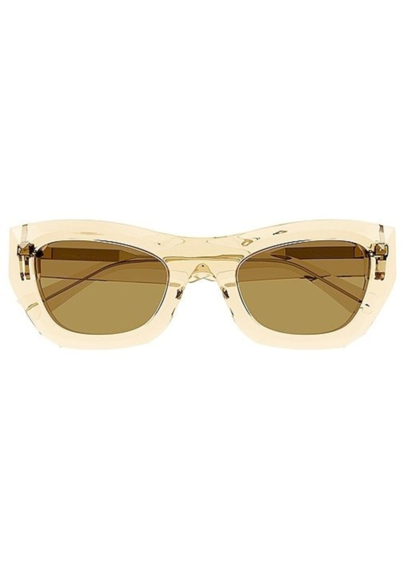 Bottega Veneta Edgy Cat Eye Sunglasses