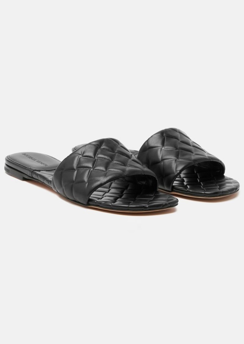 Bottega Veneta Army quilted leather slides