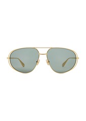 Bottega Veneta Aviator Sunglasses