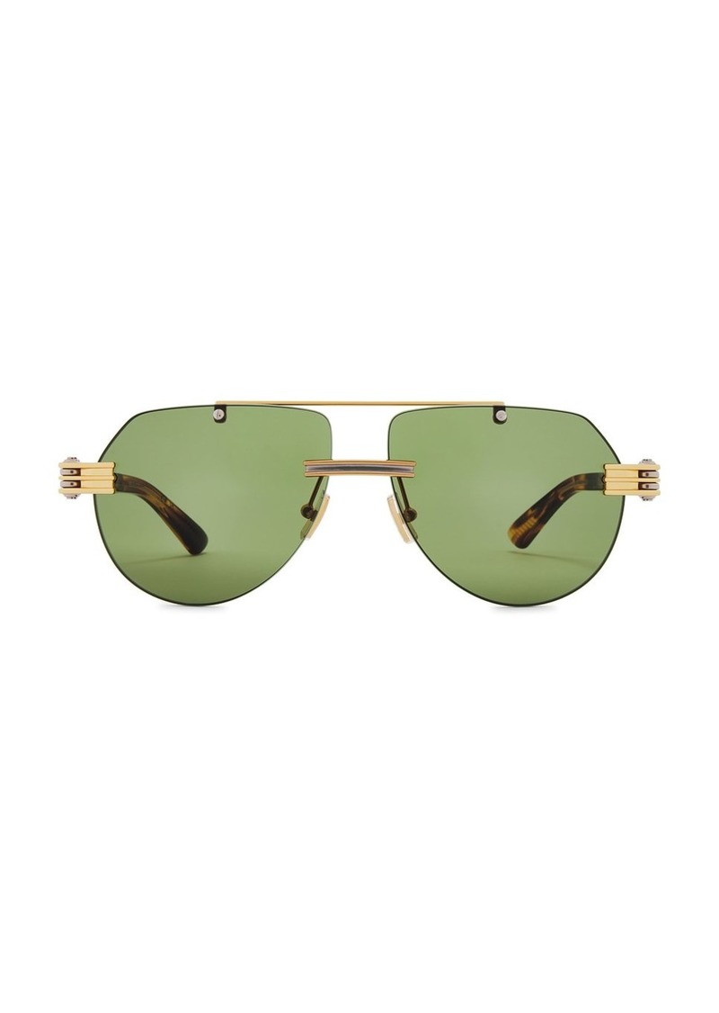 Bottega Veneta Aviator Sunglasses