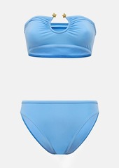 Bottega Veneta Knot bandeau bikini