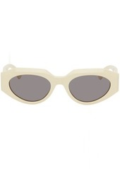 Bottega Veneta Beige Facet Sunglasses