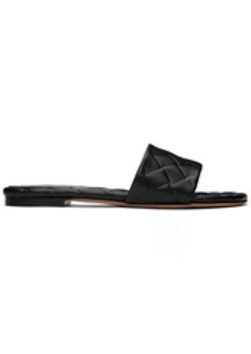 Bottega Veneta Black Amy Sandals