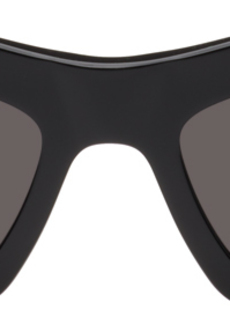 Bottega Veneta Black Angle Hexagonal Sunglasses