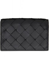 Bottega Veneta Black Business Card Holder