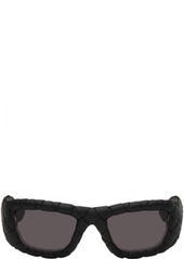 Bottega Veneta Black Intrecciato Sunglasses